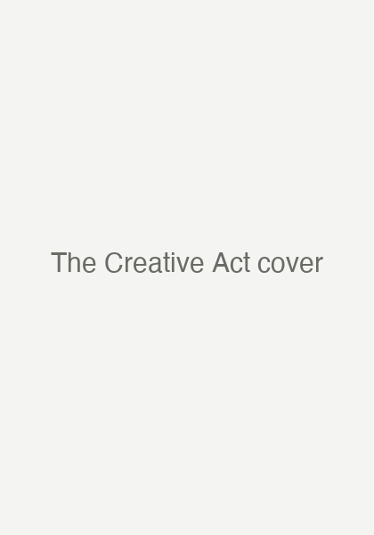 The Creative Act cover