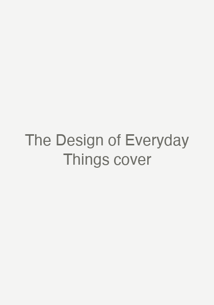 The Design of Everyday Things cover